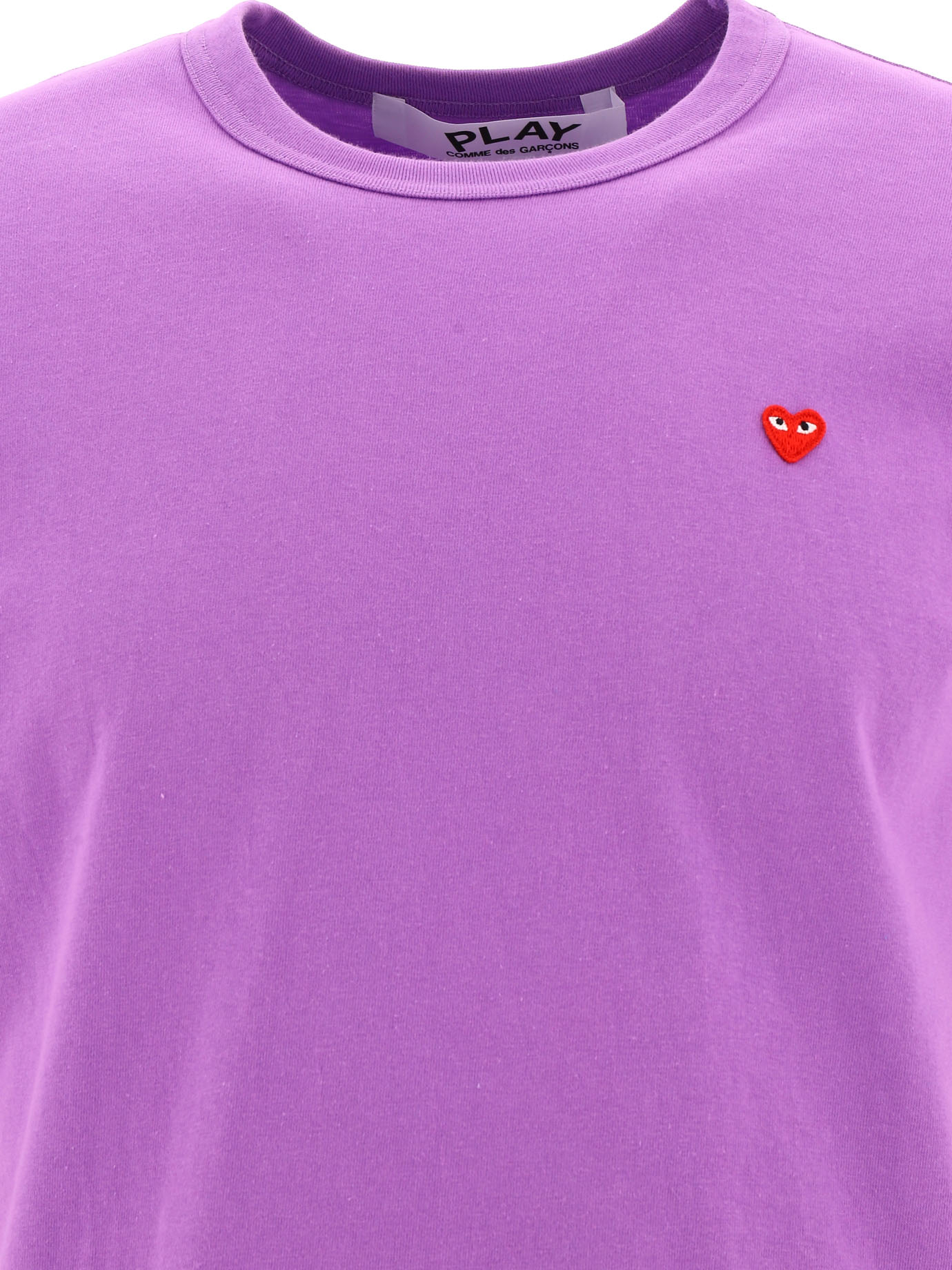 COMME DES GARÇONS PLAY Purple Small Heart t-shirt